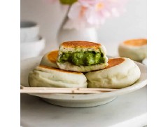 平底鍋版本！松軟易上手的抹茶夾心小餅！